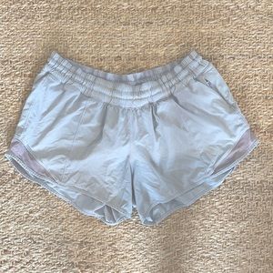 Lavender/grey Lululemon shorts